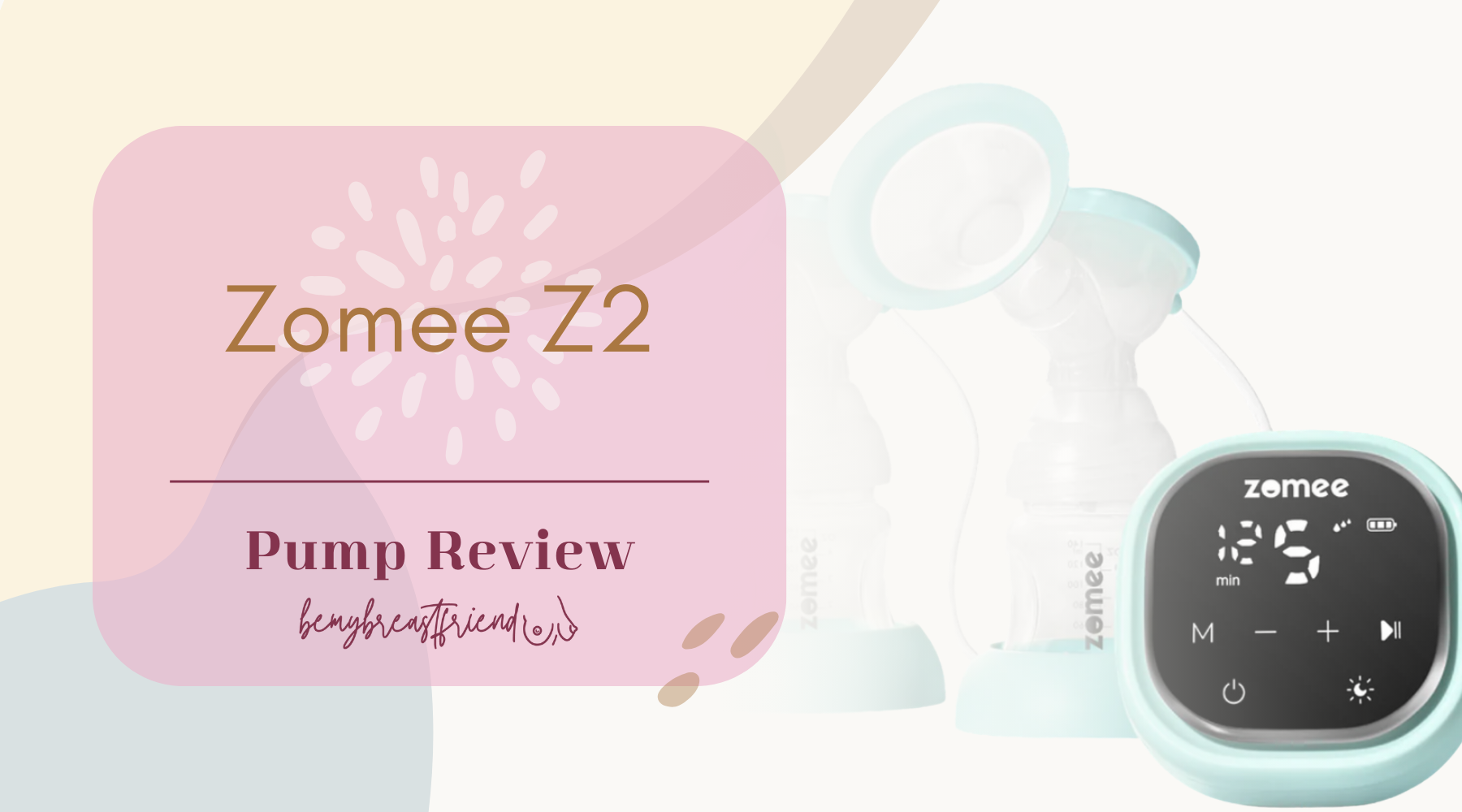 Zomee Z2 Breast Pump  The Breastfeeding Shop