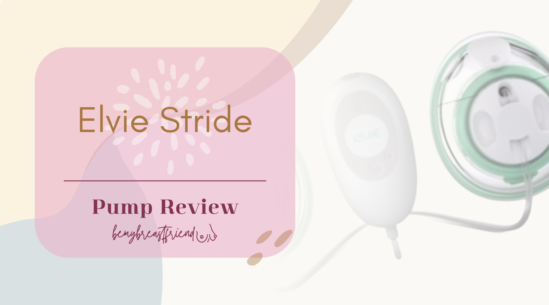 Elvie Pump Review + Giveaway - Tea with MD