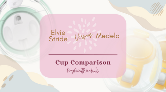 Medela cups vs Elvie Cup Comparison