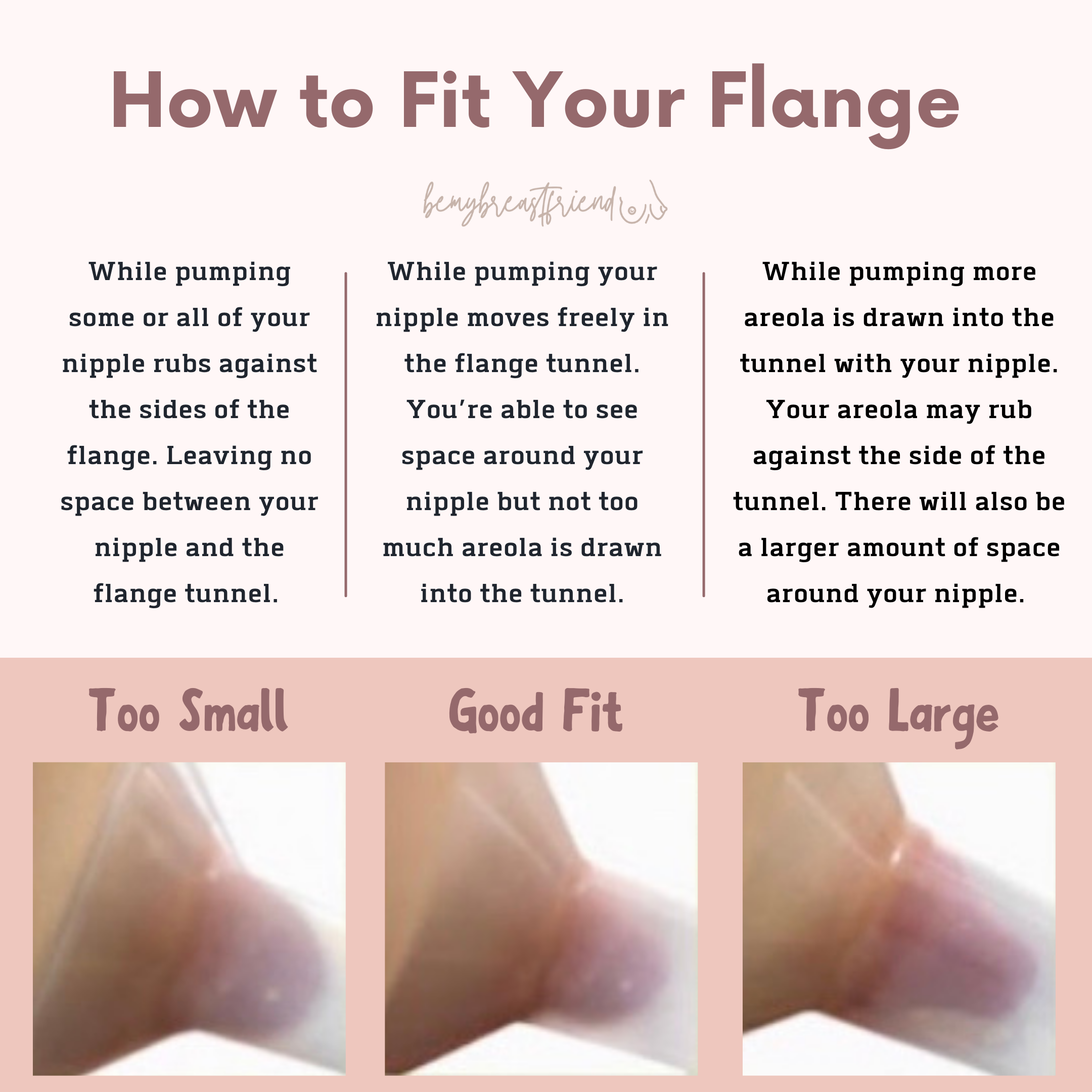 What Happens if Your Pump Flanges are Too Small? — Genuine Lactation