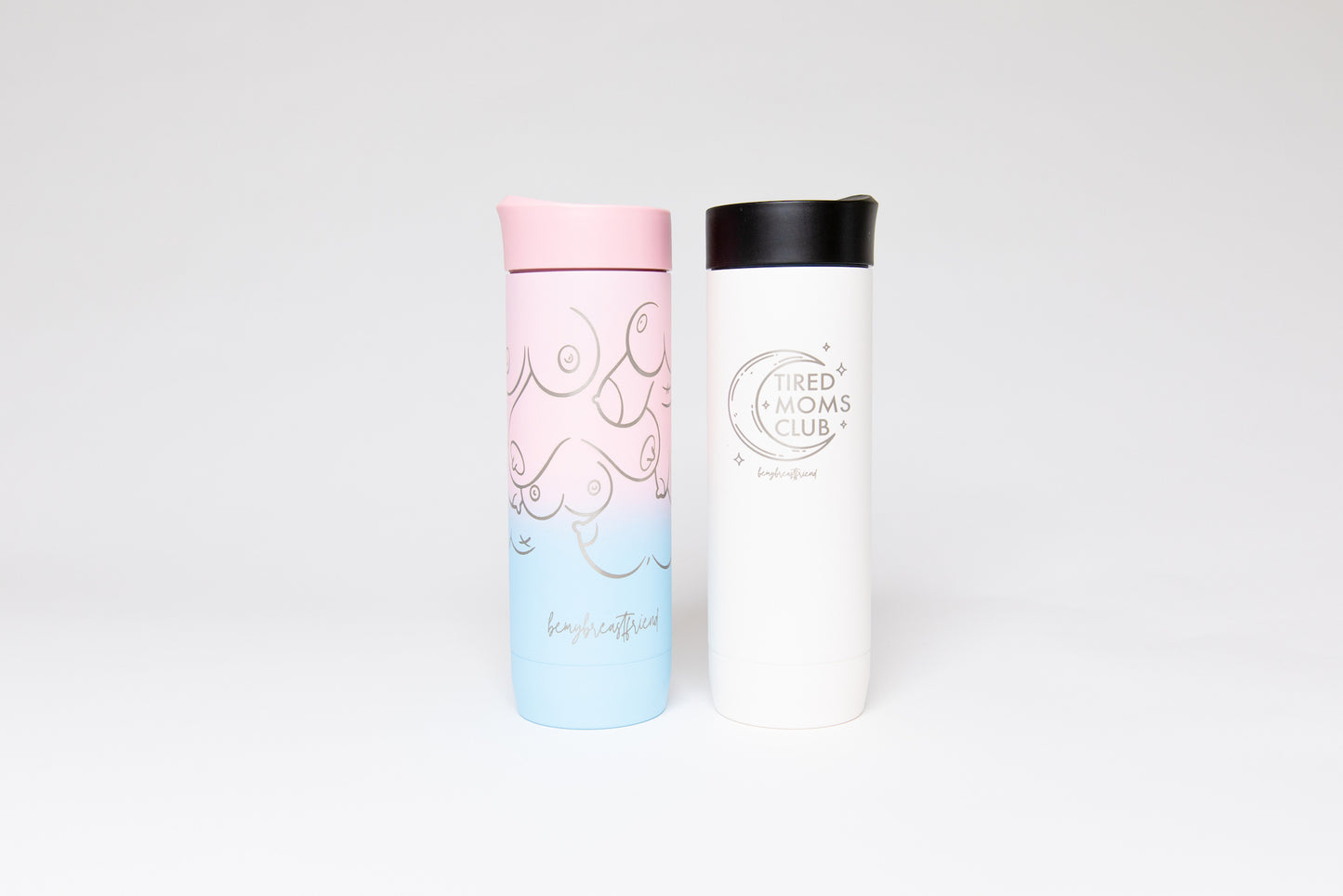 Coffee Tumbler with One Push Button