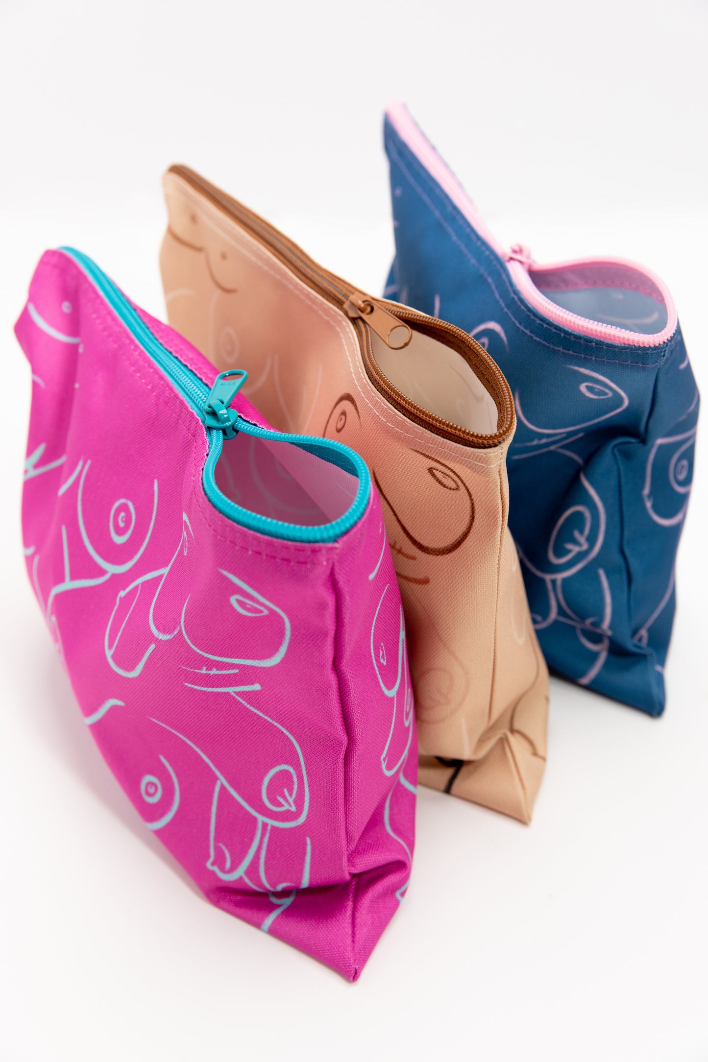 Pop of Pink Boob Bag