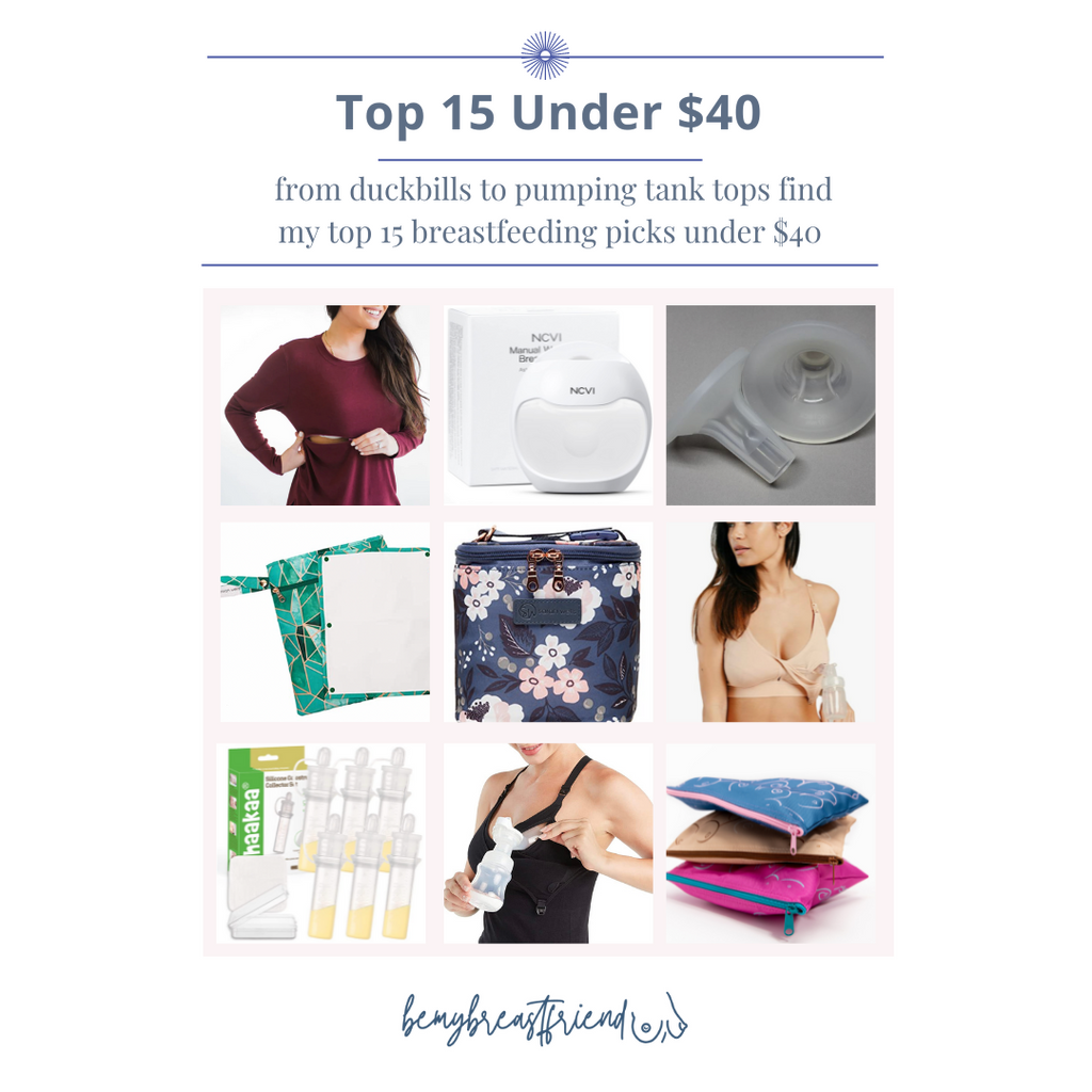 Top 15 Favorite Breastfeeding Items Under $40