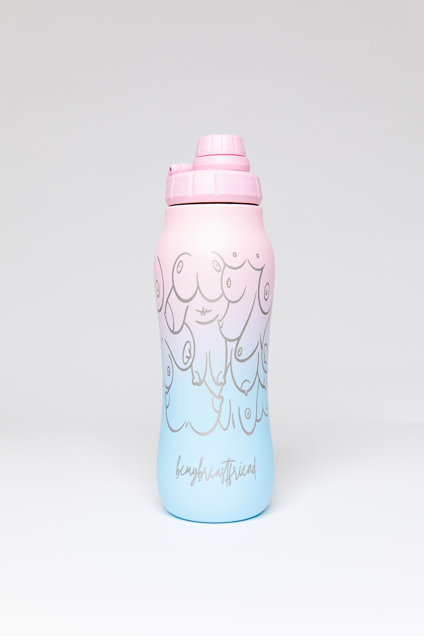 Water Bottle with Nylon Strap Handle