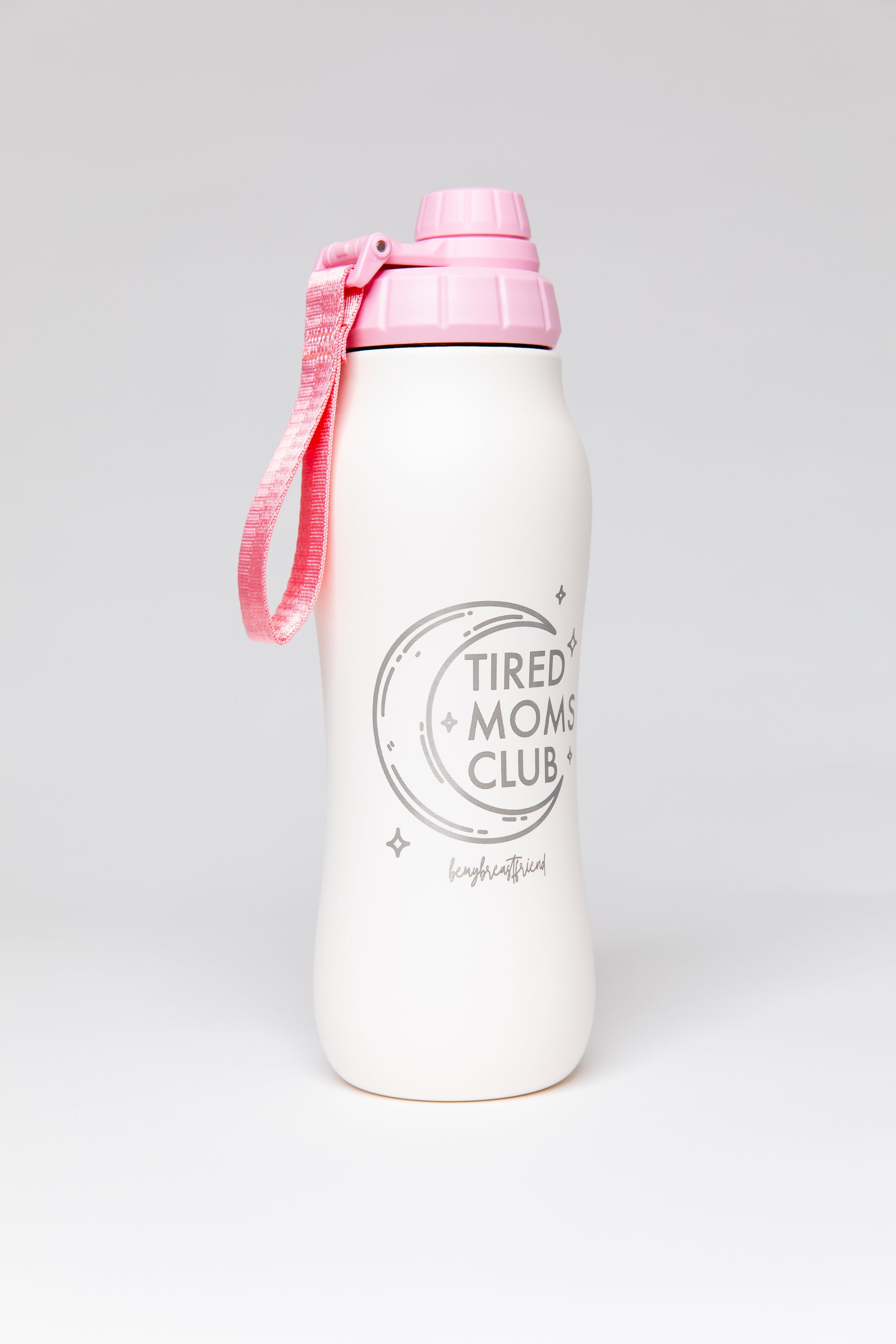 Water Bottle with Nylon Strap Handle – bemybreastfriend, LLC