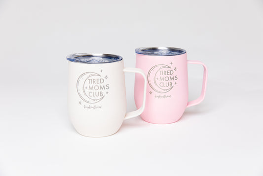 DAMAGED Tired Moms Club Mug